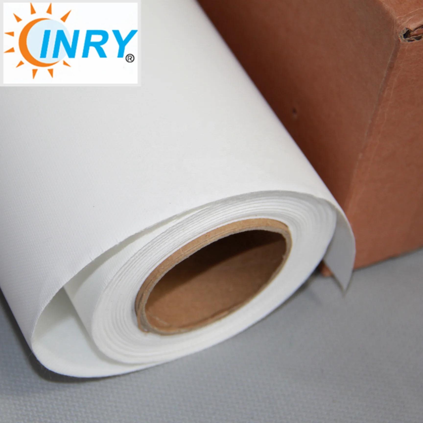 Water Resistant Eco-solvent Polyester Fabric Removable Reusable Repositionable Self Adhesive Inkjet Printing Wallpaper