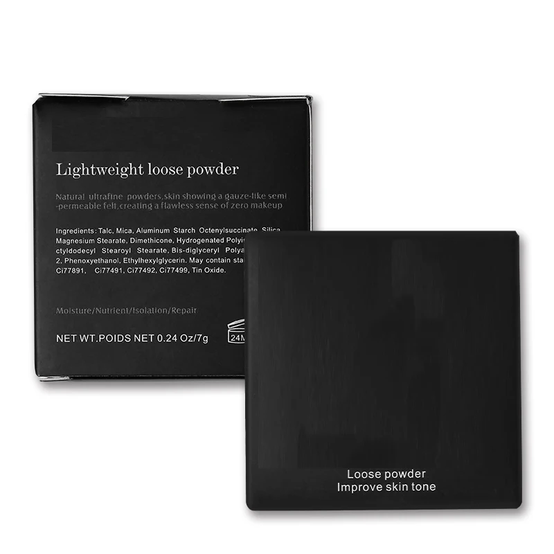 Shimmer Matte Loose Setting Powder Oil Free Mineral Translucent Face Powder Palette Silky Skin Finish Powder Makeup