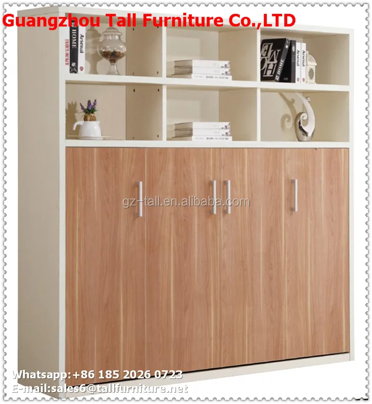 Королева размер стены кровать металл складной стены кровать современный wall bed
