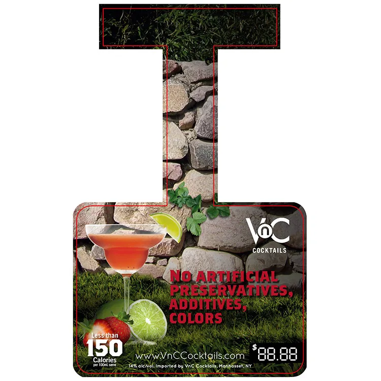 Pvc Shelf Wobbler Display Shelf Talker Buy Plastic Shelf Talker