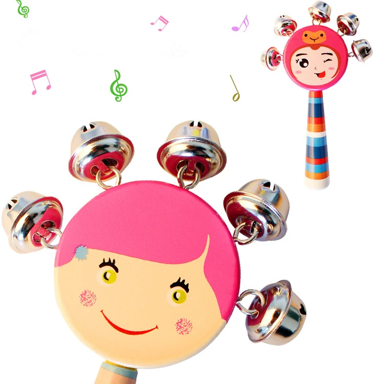 FQ брендовые красочные детские оптовые игрушки деревянные детские погремушки