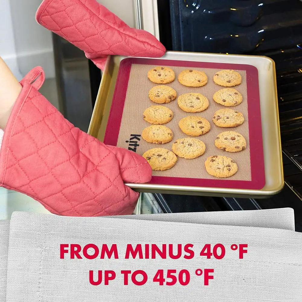 
 Горячая Распродажа Amazon предлагает силиконовые матовые листы для выпечки Силиконовые коврики для духовки  