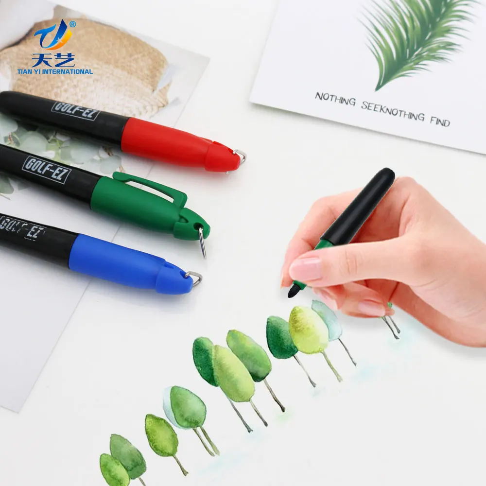 Многоцветный Перманентный мини-маркер с крючком, маркер по хорошей цене