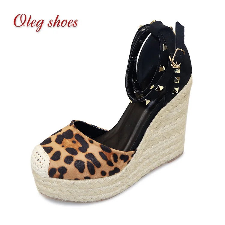 Nuevas mujeres deportivas verano nuevo estilo lienzo blanco leopardo  galletas zapatos plataforma de plataforma comprar a buen precio — entrega  gratuita, reseñas reales con fotos — Joom
