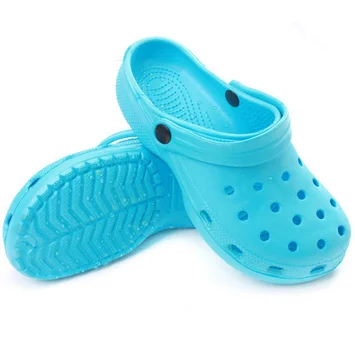 Синие удобные пластиковые сандалии-сабо EVA