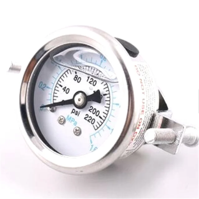 40mmoil Filled Stainless Steel Pressure Gauge/pressure Meter With