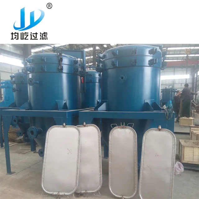 High Efficiency Pressure Vertical Leaf Filter for Oil and Chemical Industry