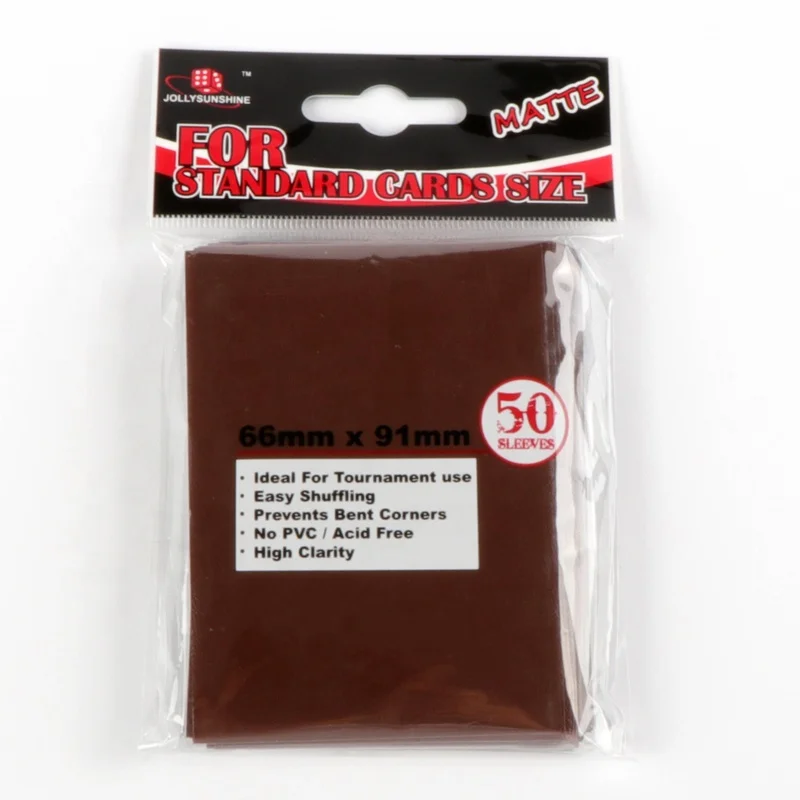 Retail Brown Game Card Sleeves Card Protector For MTG Yugioh From Dongguan Factory