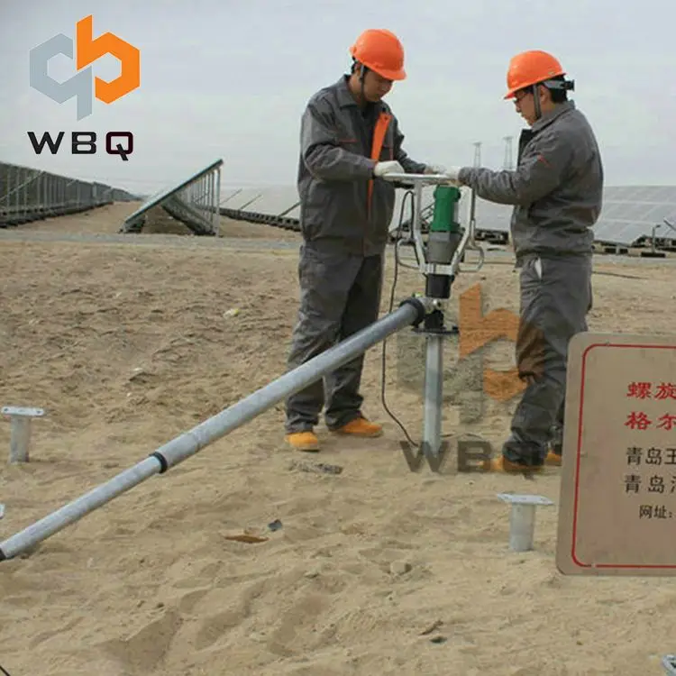 Наземная буровая машина сваечная шуруповерт для твердого