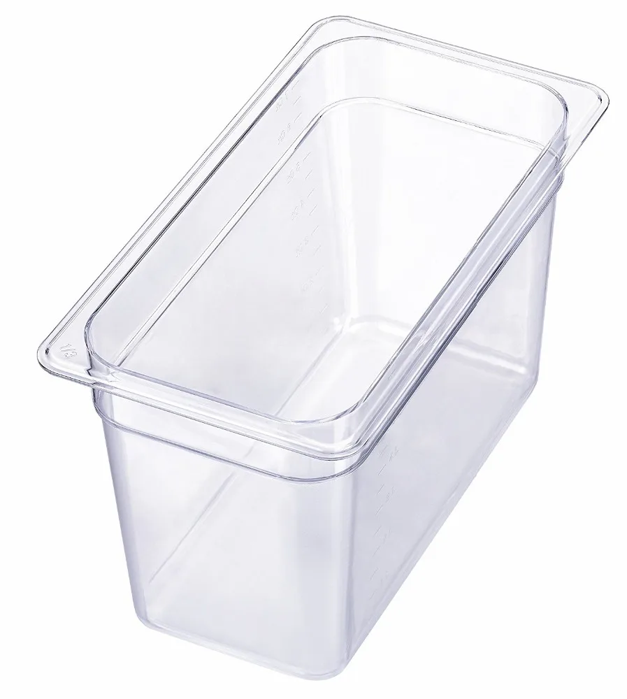 Clear Square Polycarbonate Food Storage Containers, Food Storage: National  Hospitality Supply