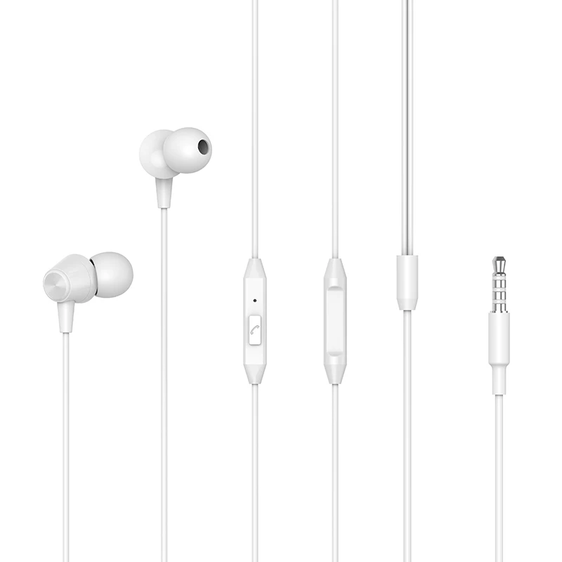 
 Jellico X4A 3.5mm In-Ear Flat Head Design Wire Control Stereo Earphones  