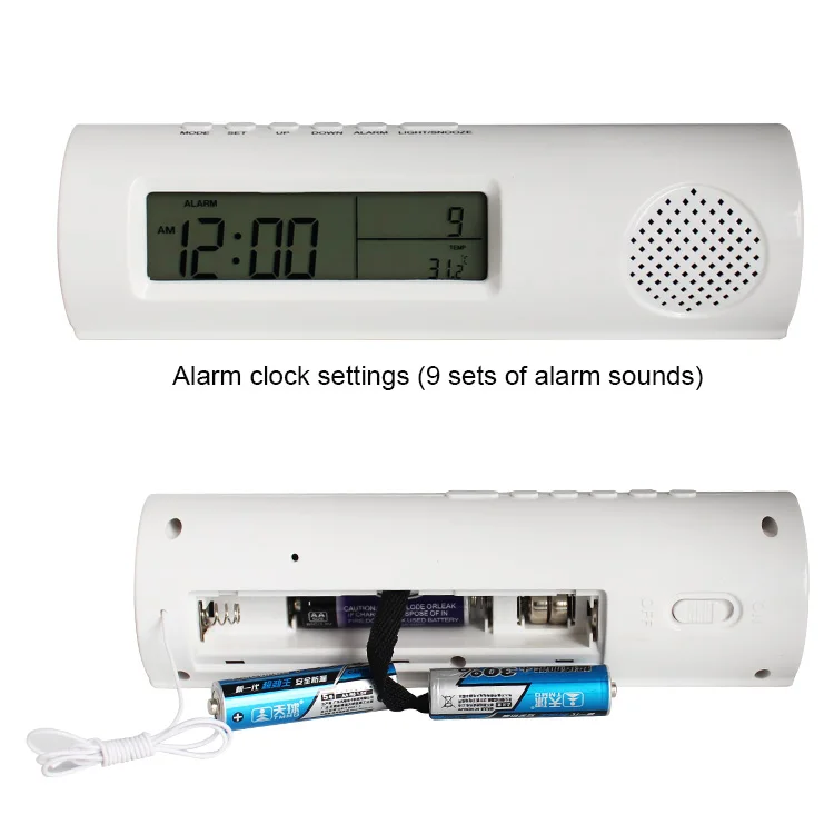 New Design 3 in 1 FM Radio Flashlight Blue LED Backlight Digital Calendar Alarm Clock