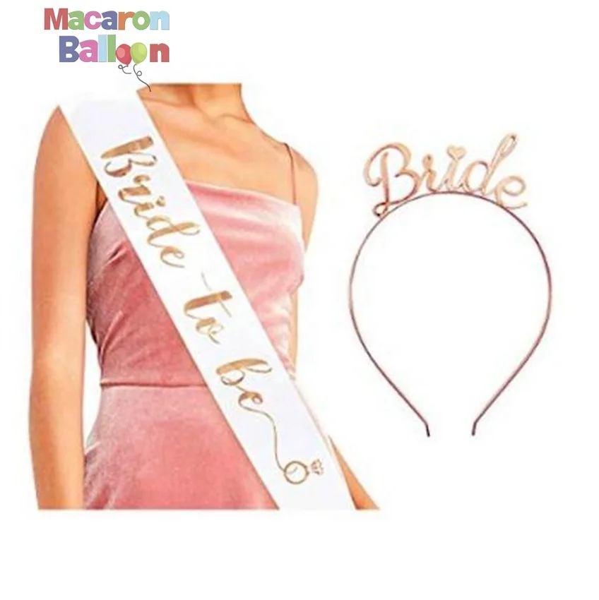 Bride to Be Sash and Veil Set,Hen Party Accessories Wedding Set for Bridal Shower,Bachelor Party,Hen Night Party etc 