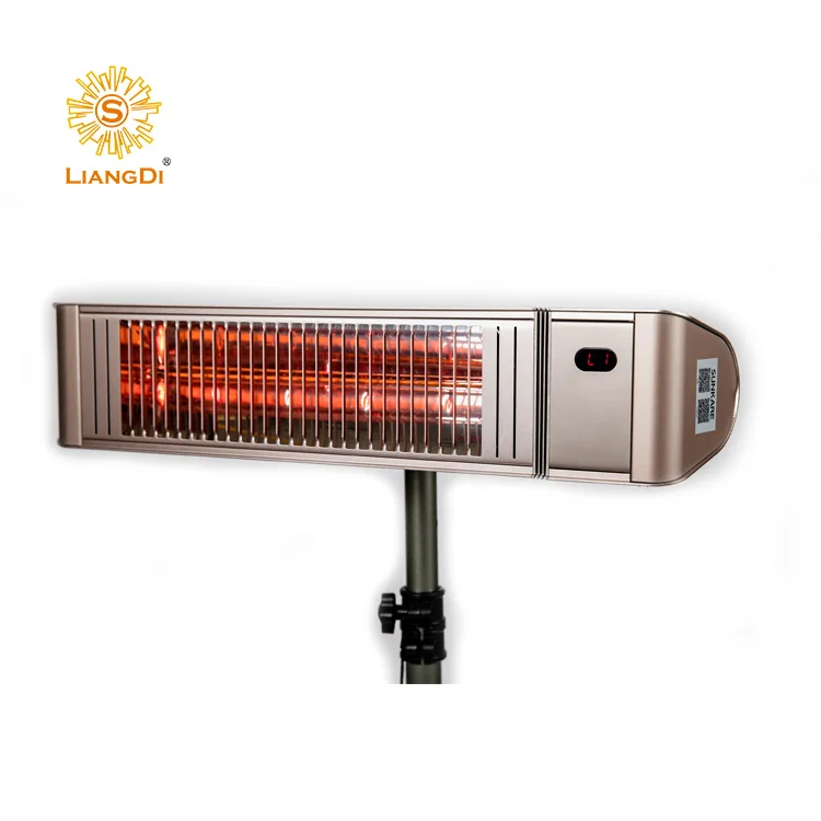 Electric Heaters Infrared Garage 2000W  IP65  Remote Control Patio Heaters for Outdoor & Garage Use