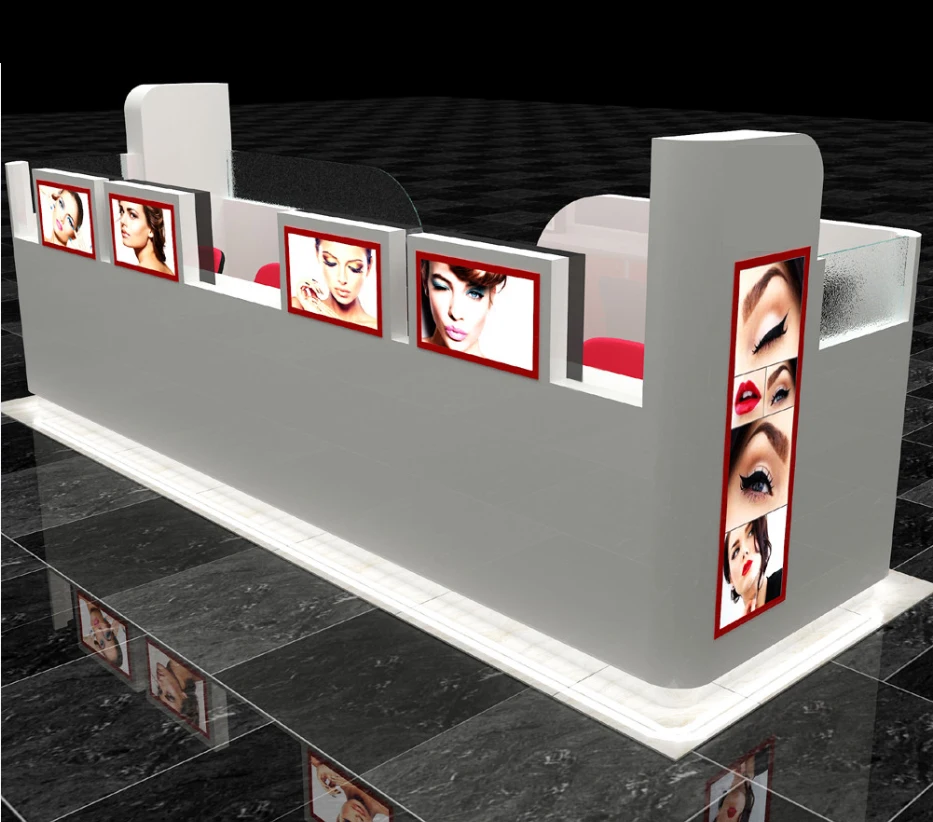 Modern Simple Small Shape Eyebrow Bar Shopping Mall Brow And Lash