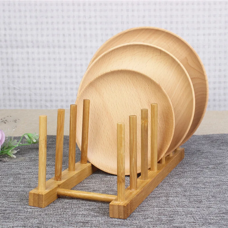 Экологически чистая бамбуковая сушилка для посуды для кухни оптом