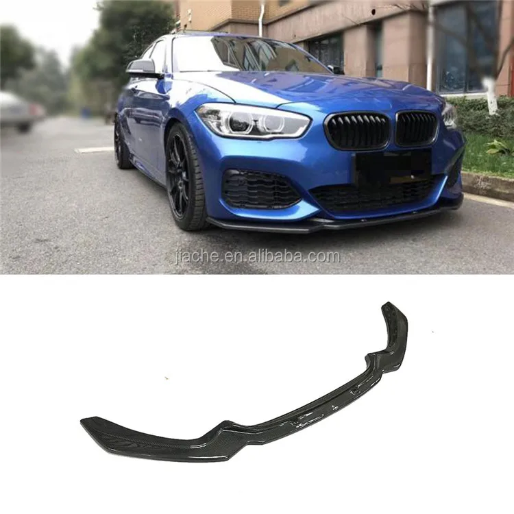 Carbon Fiber Front Lip Spoiler For Bmw 1 Series F M Sport Hatchback 2 Door 4 Door 16 17 18 Car Head Bumper Chin Guard Buy Front Lip For Bmw F Front