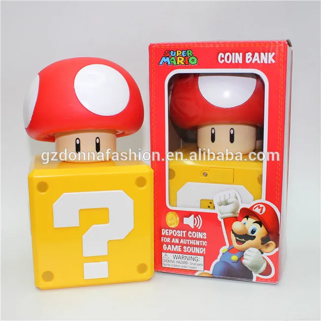 Ongemak houd er rekening mee dat Zeebrasem Super Mario Bros Mushroom Coin Bank Money Box Figure Toys Dolls - Buy Seta  Super Mario Bros Coin Bank Product on Alibaba.com