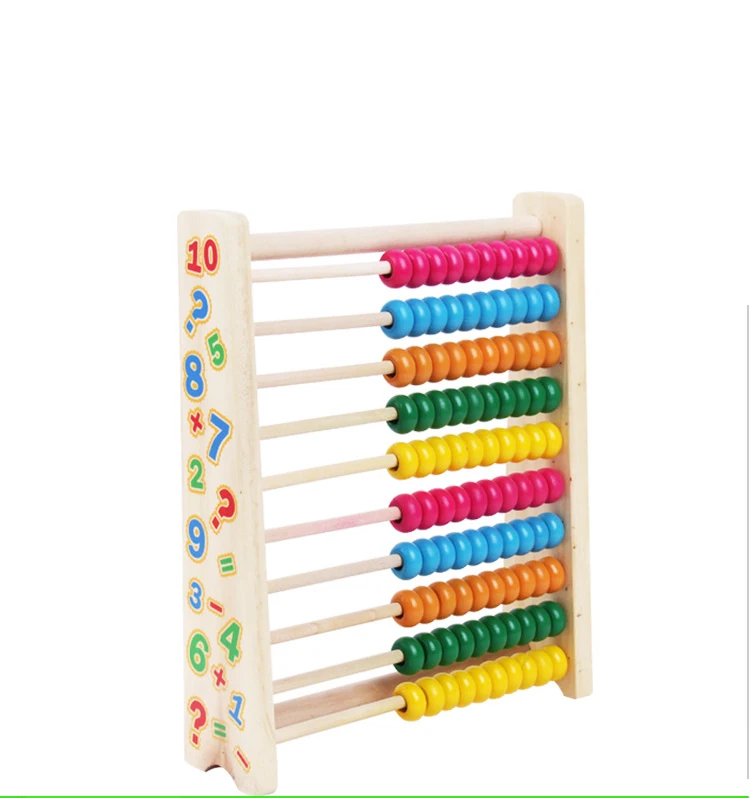 Лидер продаж арифметические бусины для детей деревянные