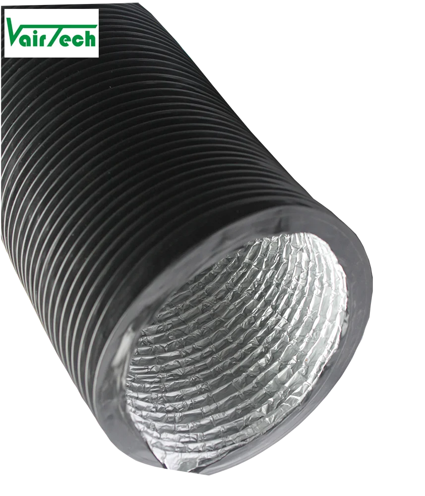 Semi Rigid Aluminium Ac Pipe Duct Inch Metal Flex Duct HVAC