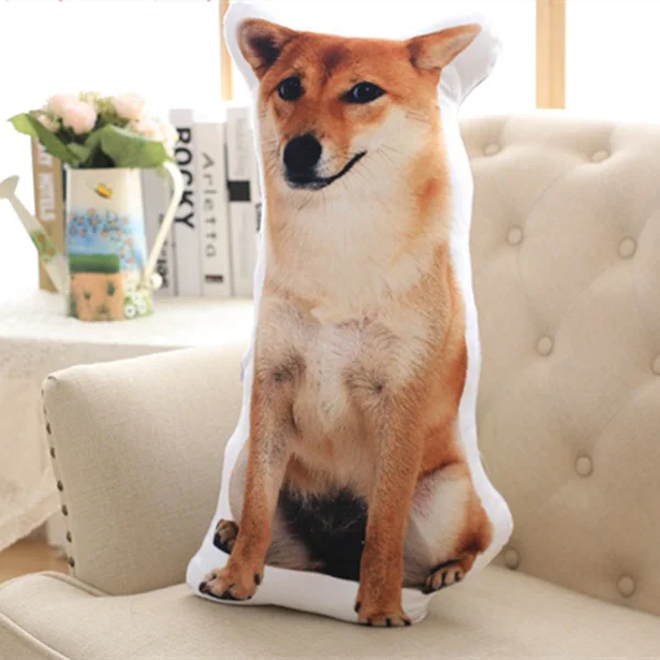 3d dog pillow