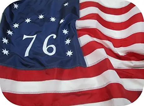 Bennington 76 Flagge 3x5 Fuß - Premium Qualität, Verblassungsresistent & Mit Tüllen