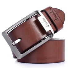 Commercial strap male genuine leather fashionable casual wide cowhide belt pin buckle pure sb’s belt