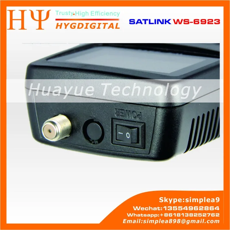 
Цена по прейскуранту завода-изготовителя Satlink WS-6923 DVB-S FTA C & Ку Цифровой спутниковый Finder метр WS6923 с 2,1 дюймовый ЖК-дисплей 