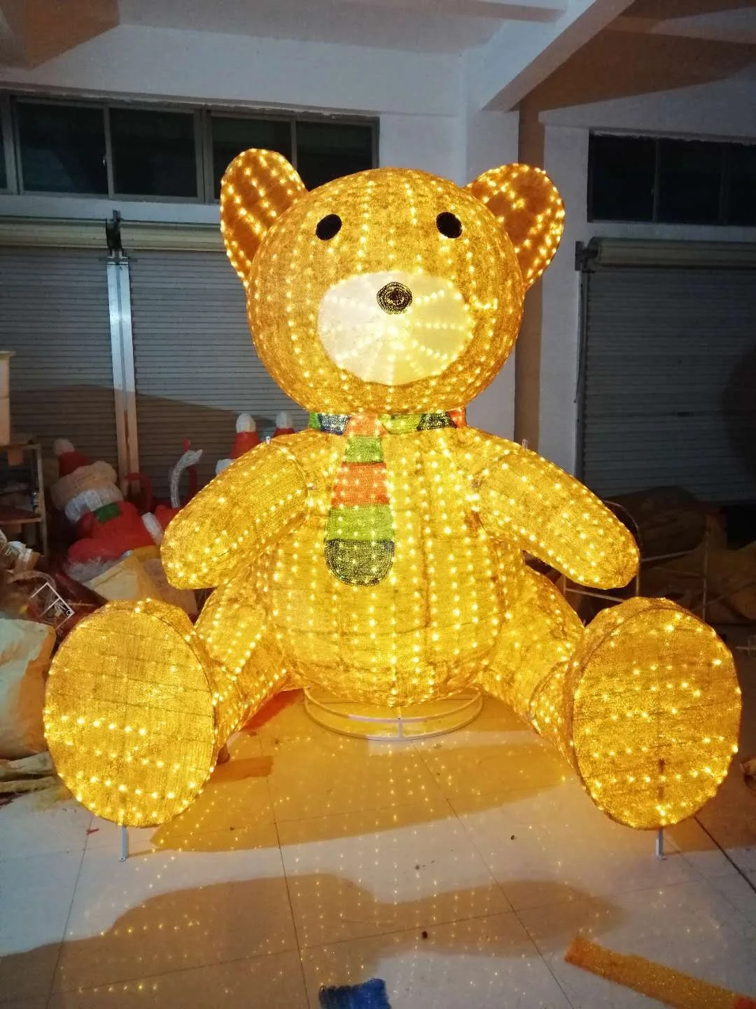 Customized 3D Motif Light Bear – Outdoor LED Christmas Decoration