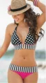 Hot Sale Summer Sexy Women Beach Swimwear Neoprene Bikini Set Push Up Padded Female Dot Bra