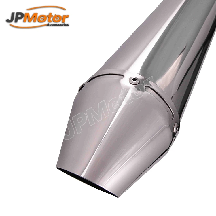 JPMotor 51 мм Универсальный 250cc из нержавеющей стали мопед глушитель труб