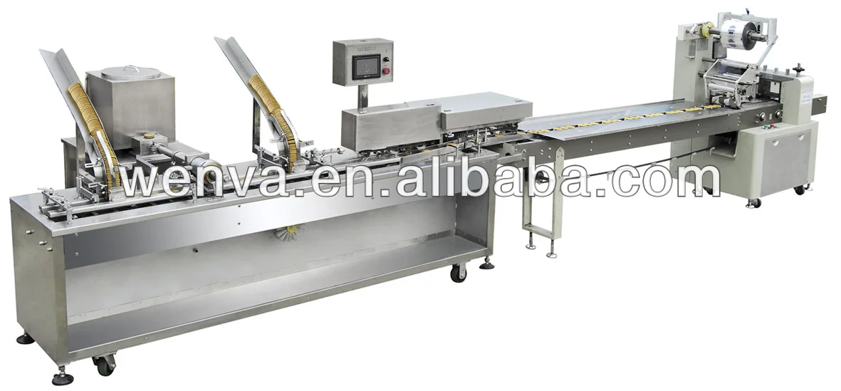 Automatic Biscuit Cream Cookie Sandwiching Machine Commercial Cookies Making Machine Cream Sandwiching Machine Cookie Capper
