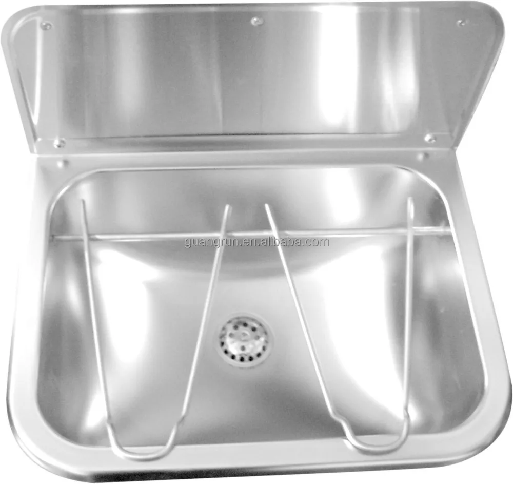 Hungary Market Hot Sale Wall Mount And Wall Hung Type Stainless Steel Kitchen Wash Basin Sink Mop Pool Gr 539a Buy Wall Mounted Hand Wash Sink