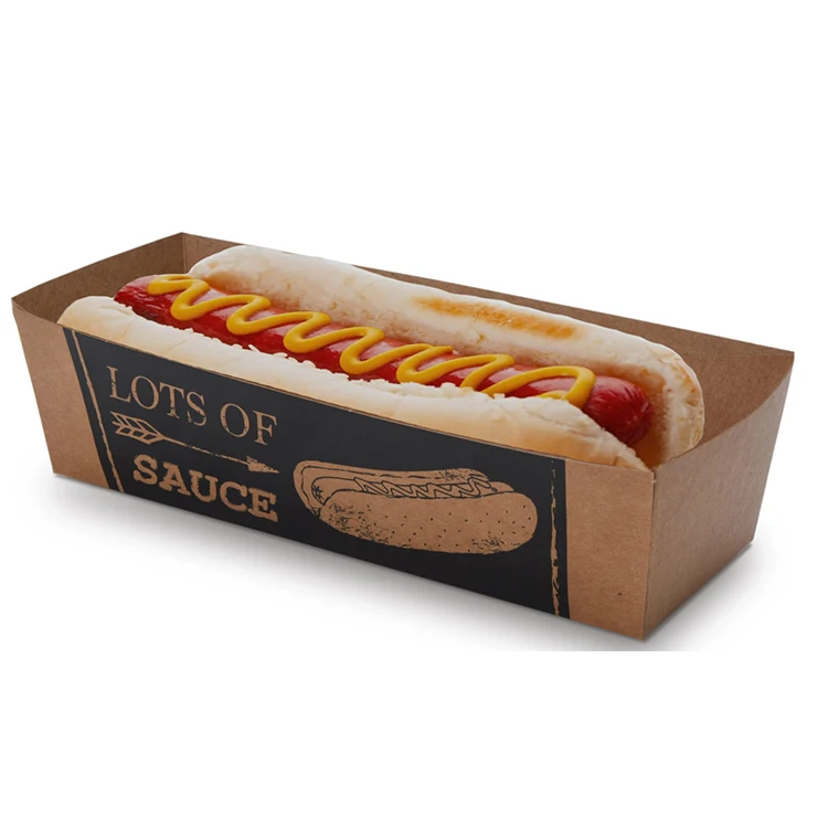 Food Packaging Hamburger Packing Paper Box Burger Box