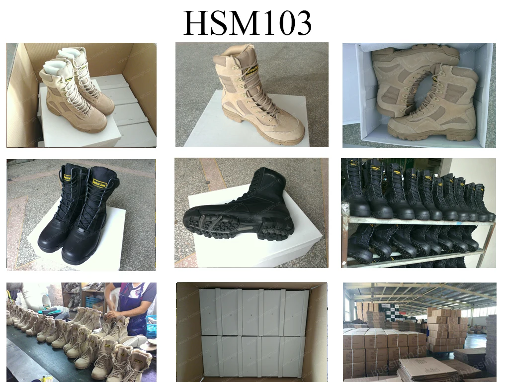 HSM103 in black and  boots