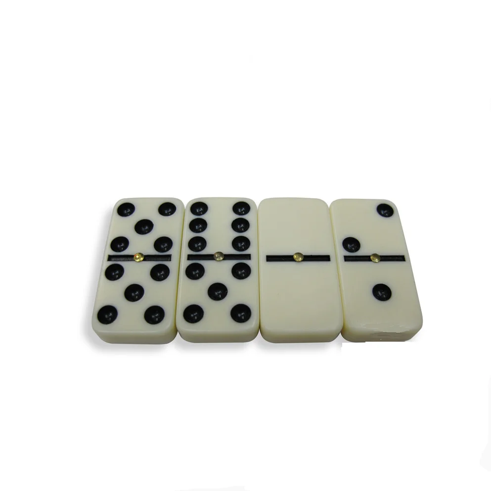 Wholesale Custom Jumbo Colored Plastic Domino Game Set for Kids for Children's Play