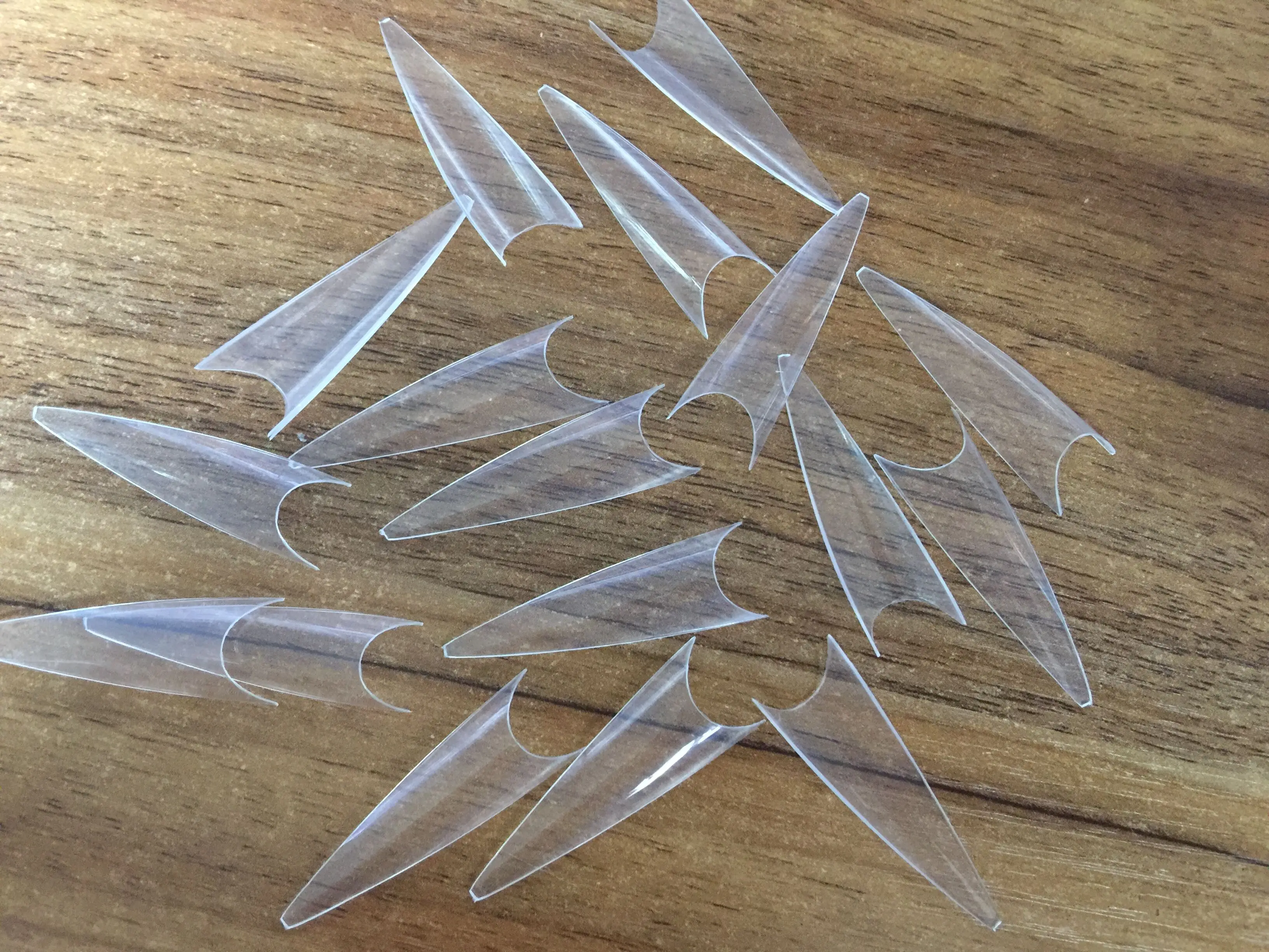 Yimart 500 шт. акриловые бусины средней длины на каблуке-шпильке для ногтей советы острым носком накладные ногти