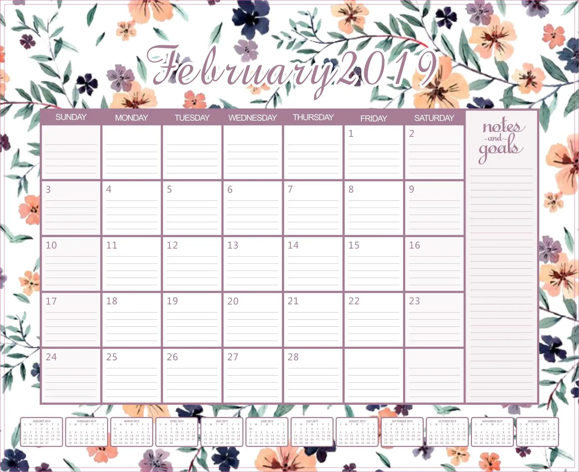 
 Лидер продаж на заказ Amazon, 2019 г., отрывной календарь, блокнот, печать, офисный стол, Настенный Органайзер  