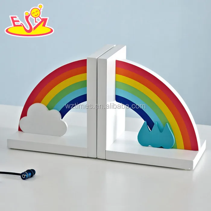 2018 оптовая продажа Детские деревянные радужные закладки Новый дизайн детские Закладки