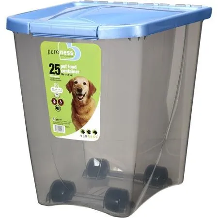 Manufacturer IML packaging printed 15kg pet food storage bin dog food container plastic pet food container Alibaba