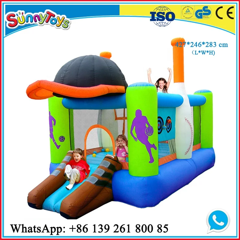 Подержанное оборудование для парка развлечений, надувная игровая площадка для продажи, надувной замок happy hop