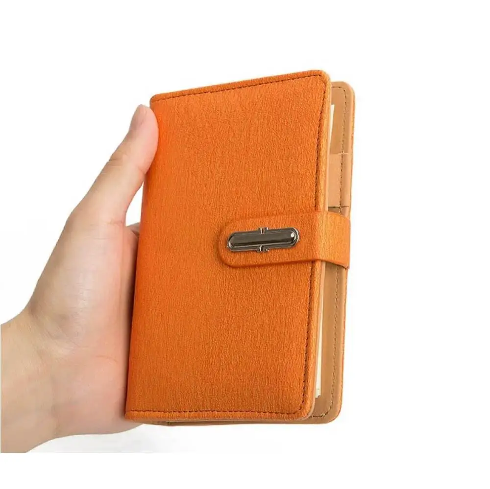 A7 Pu Leather Pocket Notebook Loose-leaf Binder Journal Diary