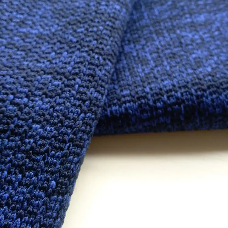 
Новейший дизайн пальто грубая игла вязать Матовый DTY полиэстер спортивный свитер ткань 