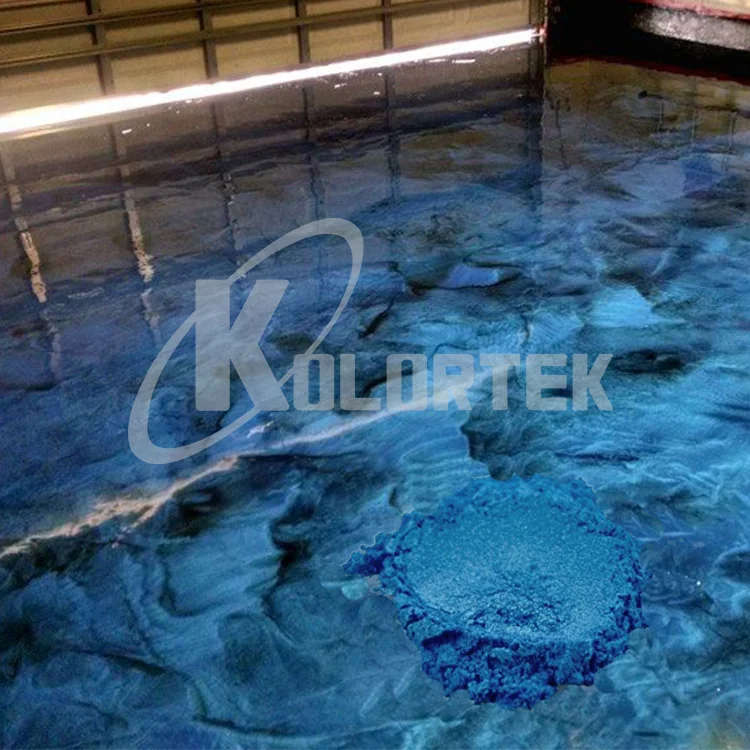 L'Art de la résine époxy métallique 3D Floor Revêtement de peinture poudre  Pigment - Chine Pearl Pigment, cosmétiques