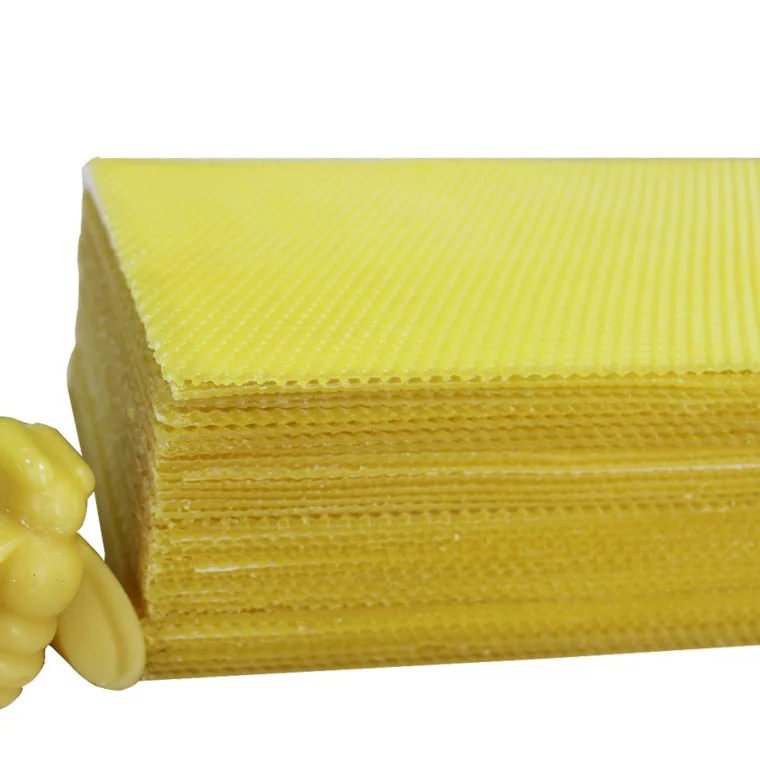 Organic beeswax pure bee wax foundation sheet for beekeeping