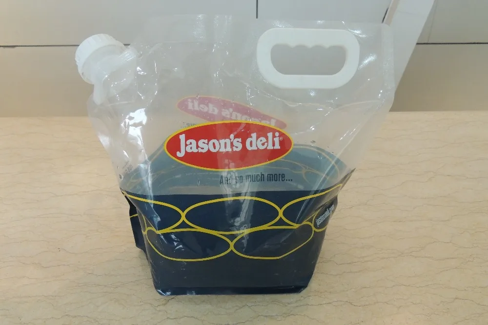 5L Private Label Reusable Camping Plastic Foldable Drinking Water Bag