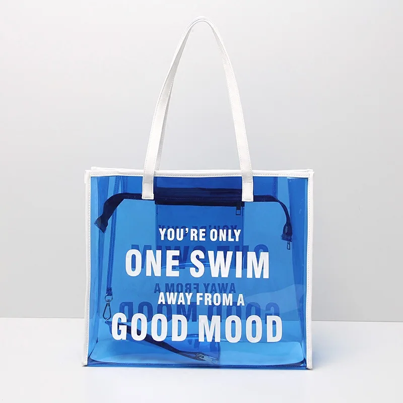 vinyl beach tote