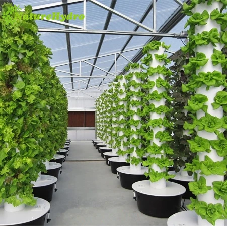 Stackable Hydroponic Tower Garden Vertical Aeroponics Tower