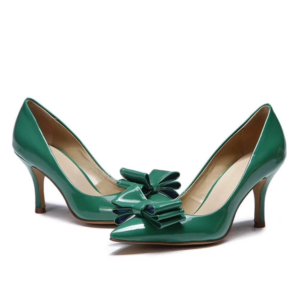 forest green heels