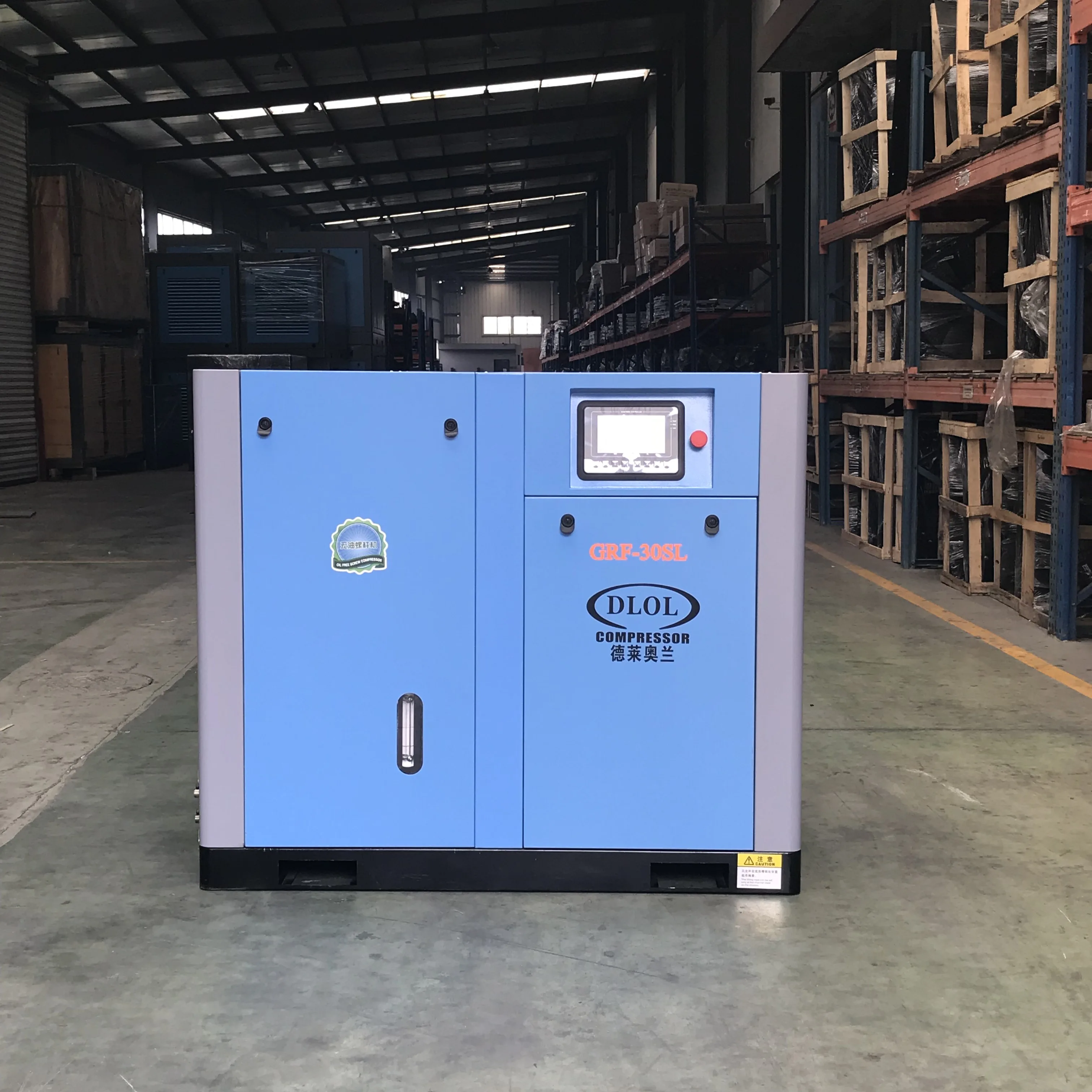 22kw Rotary Screw Compressor Oil Free Air Compressor - Buy Oil Free Air ...